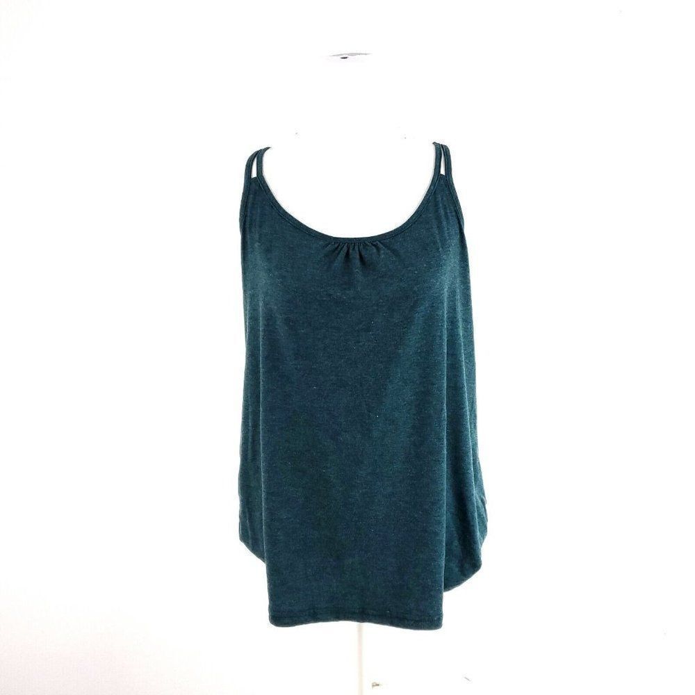 Hibelle Large Green Tank Top Round Neck